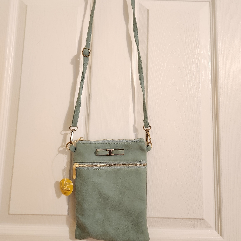 Mint green crossbody bag